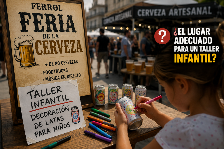 ¿Una feria de la cerveza con talleres para niños?